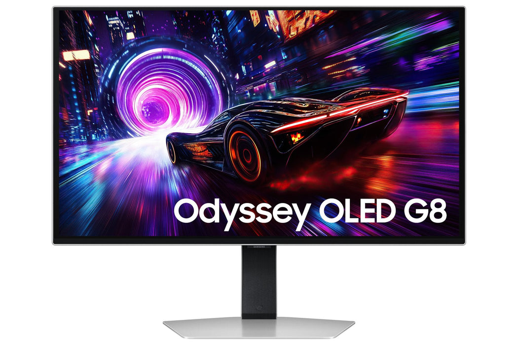 Monitor Gaming Samsung 27" Odyssey Oled G8 G81sf S27fg816su 4k 0.03ms 240hz Qd-Oled Regulable En Altura Plata
