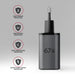EAN 8595247909138 - Axagon ACU-PQ67 cargador de dispositivo móvil Universal Negro, Gris Corriente alterna Carga rápida Interi imagen 5