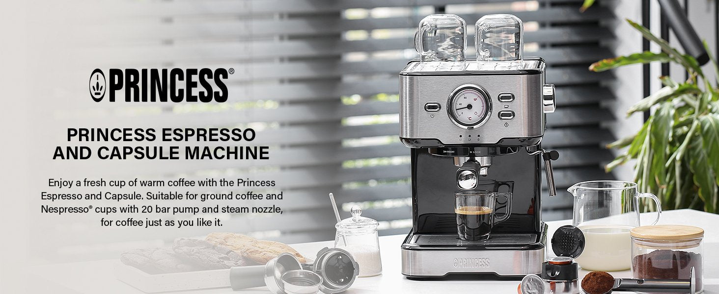 EAN 8713016094261 - Princess 249412 Manual Máquina espresso 1,5 L imagen 28