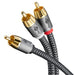 EAN 4040849653001 - Goobay 65300 cable de audio 2 m 2 x RCA RCA Negro, Plata imagen 2