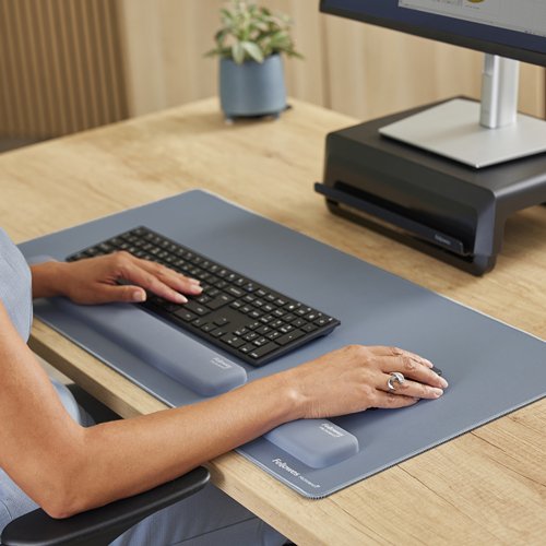 EAN 0043859812288 - Fellowes Breyta descansa muñecas Silicona Azul claro imagen 3