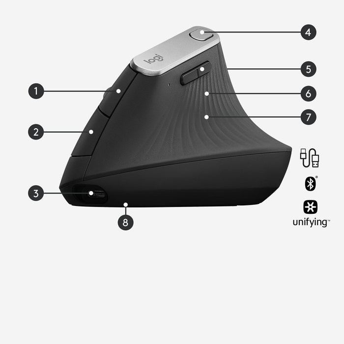 EAN 5099206081901 - Logitech 910-005448 ratón Oficina mano derecha RF Wireless + Bluetooth Óptico 4000 DPI imagen 6