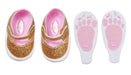 EAN 4001167710272 - Baby Annabell Shoes gold+insoles 43cm Zapatos de muñeca imagen 1
