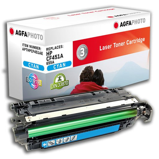 EAN 4250164857699 - AgfaPhoto APTHPCF451AE cartucho de tóner 1 pieza(s) Compatible Cian imagen 1
