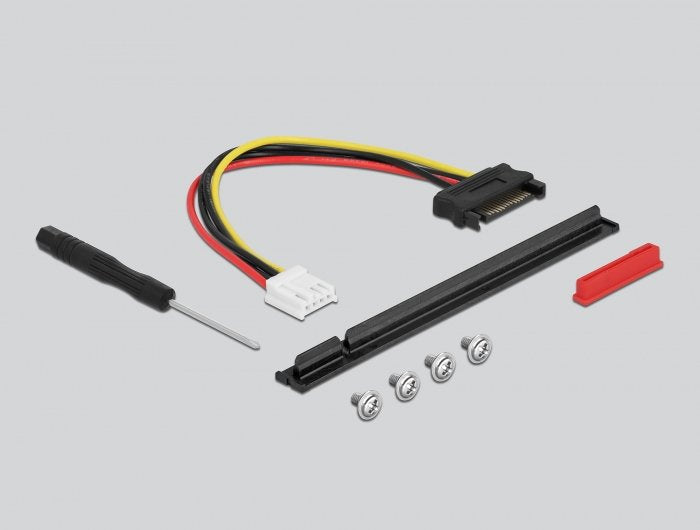 Delock M.2 Key M> Pcie X16 Cable Adaptador Nvme Negro, 20 Cm 64133