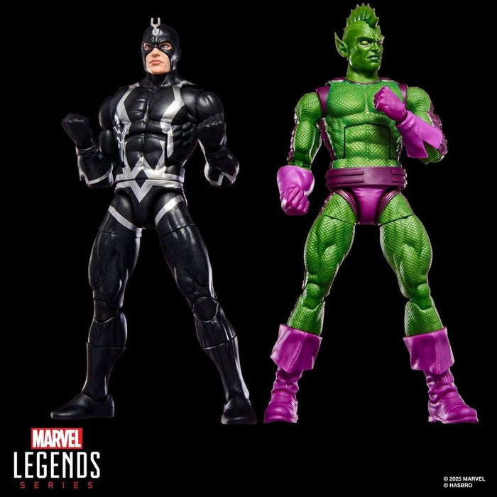 Figuras Blister 2  Black Bolt & Triton Inhumanos Marvel Legends Series 15cm