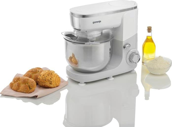 Gorenje Mmc1005w Robot De Cocina 1000 W 4,8 L Gris, Acero Inoxidable, Blanco