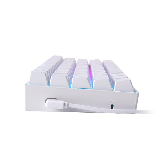 EAN 6950376772244 - REDRAGON K630W-RGB teclado Juego USB QWERTY Inglés Blanco imagen 3