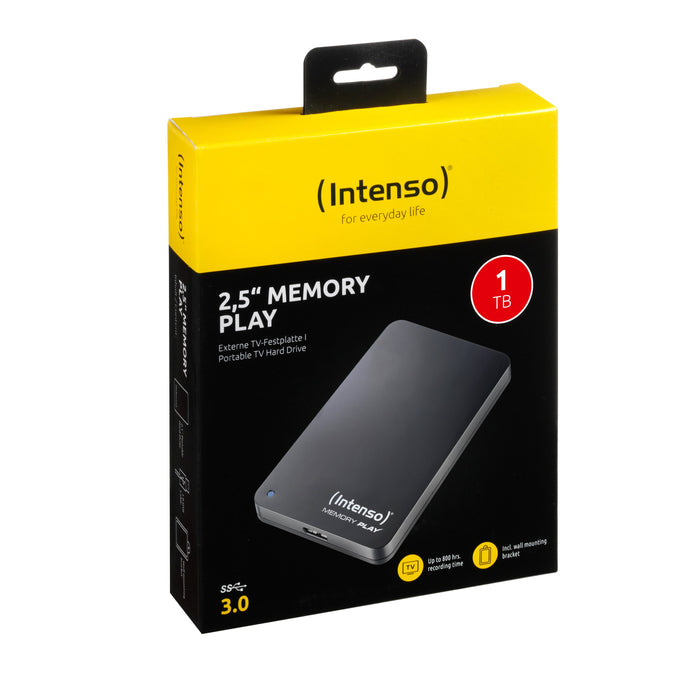 EAN 4034303020485 - Intenso 2.5" Memory Play USB 3.0 1TB disco duro externo 5400 RPM 2.5" Micro-USB B 3.2 Gen 1 (3.1 Gen 1) N imagen 6