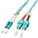 EAN 4002888463928 - Lindy 3.0m OM3 LC - SC Duplex Cable de fibra óptica e InfiniBand 3 m Turquesa imagen 1