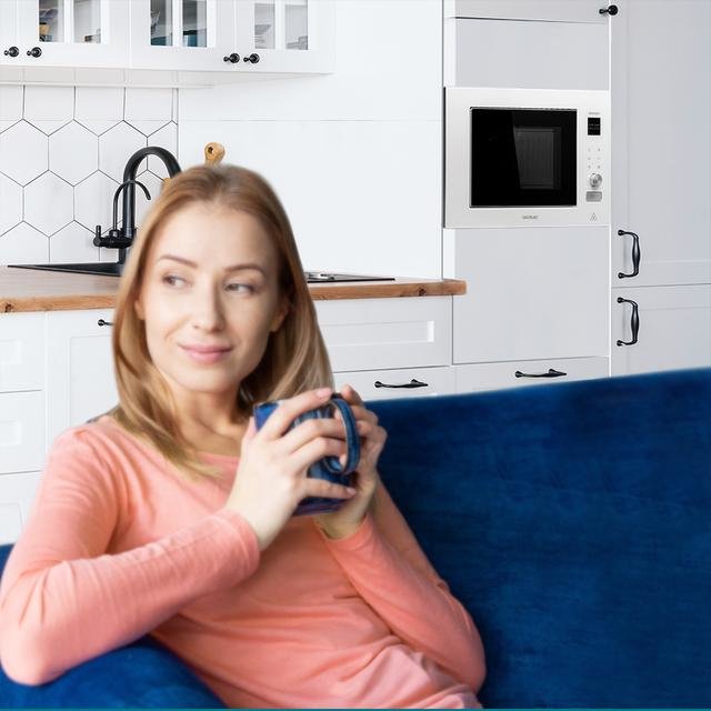EAN 8435484013840 - Cecotec 01384 microondas Blanco Microondas con grill Integrado 21 L 1200 W imagen 6