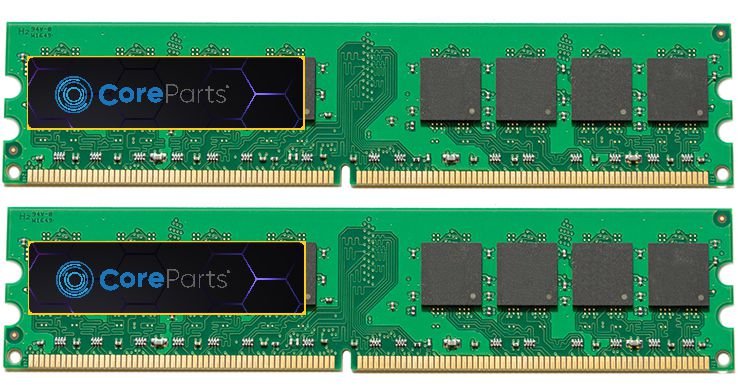 EAN 5704327393375 - CoreParts MMD0081/4GB módulo de memoria 2 x 2 GB DDR2 ECC imagen 1