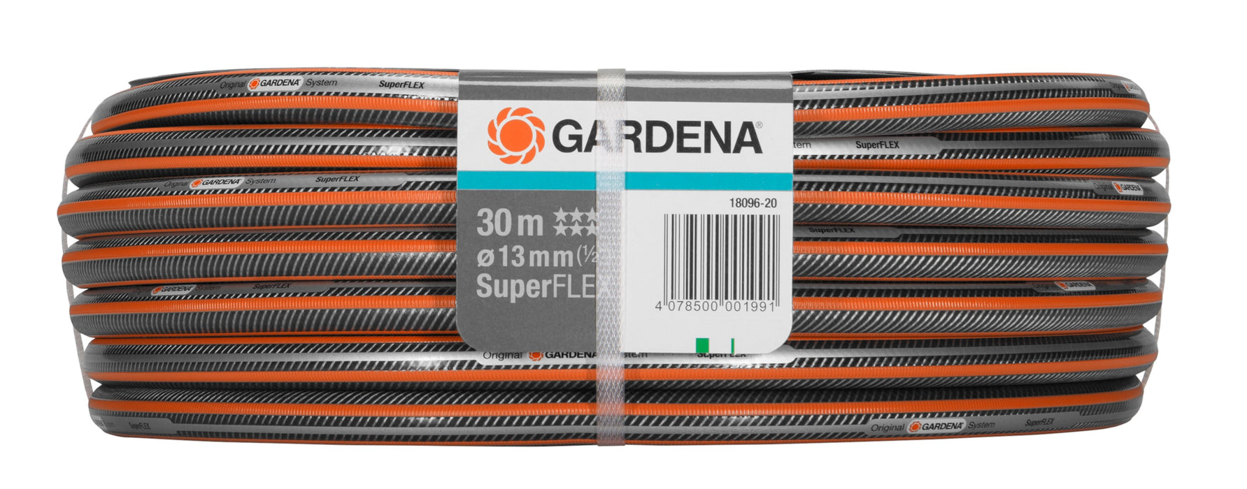 EAN 4078500001991 - Gardena 18096-20 manguera de jardín 30 m Por encima del suelo Gris, Naranja imagen 3