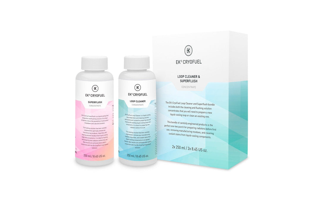 Ek Waterblocks Ek-Cryofuel Loop Cleaner + Superflush Konzentrat - 250ml