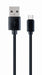 EAN 8716309108706 - Cablexpert CC-USB2-AMCM-1M cable USB USB 2.0 USB A USB C Negro imagen 1