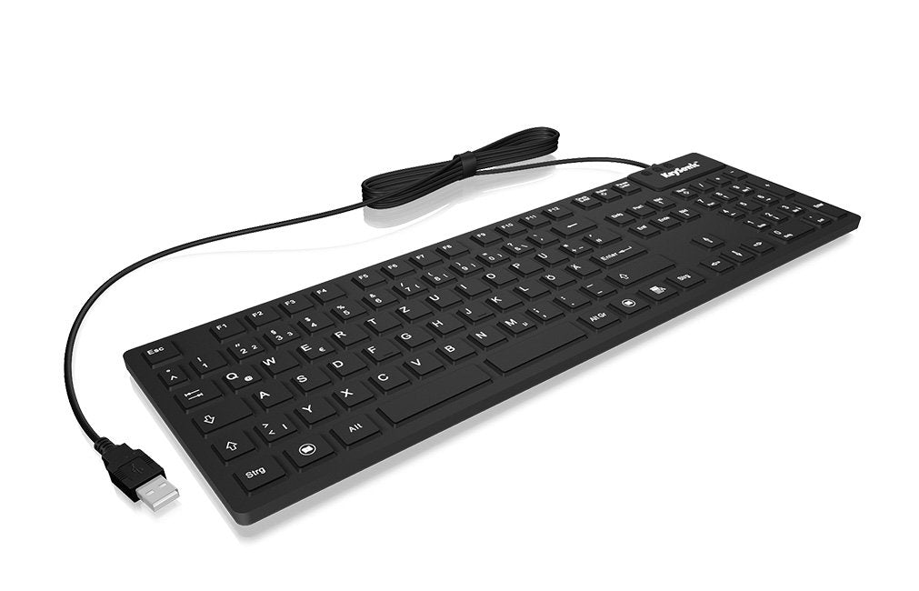 EAN 4250078186915 - KeySonic KSK-8030 IN (DE) black teclado Industrial USB QWERTZ Alemán Negro imagen 3