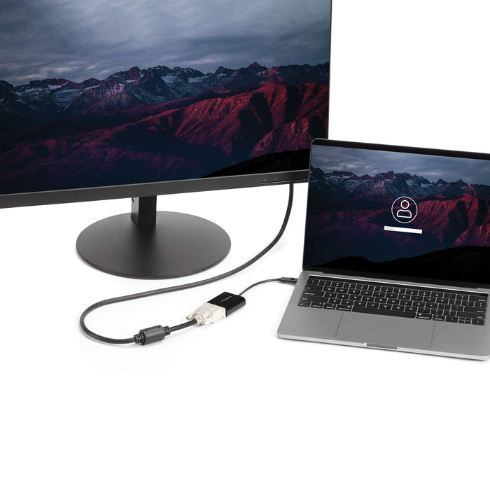 Startech.Com Adaptador Gráfico Usb-C A Dvi Conversor Video Usb 3.1 Type-C Adaptador Para Vídeo / Usb Usb-C (M) A Dvi-I (H) Thunderbolt 3 Admite 1920x1200 (Wuxga) Negro Para P/N: Bndtb10gi Bndtb210gsfp Bndtb410gsfp Bndtb4m2e1 Bndtbusb3142