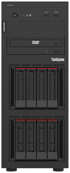 Server Lenovo Isg Thinksystem St250 V3 1xintel Xeon 6315p 4c 2.8ghz 55w 1x16gb 1rx8 Sw Rd 1x800w