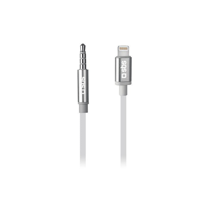 EAN 8018417226038 - SBS TEADAPTIPJACK35W cable de audio 1 m 3,5mm Lightning Blanco imagen 1