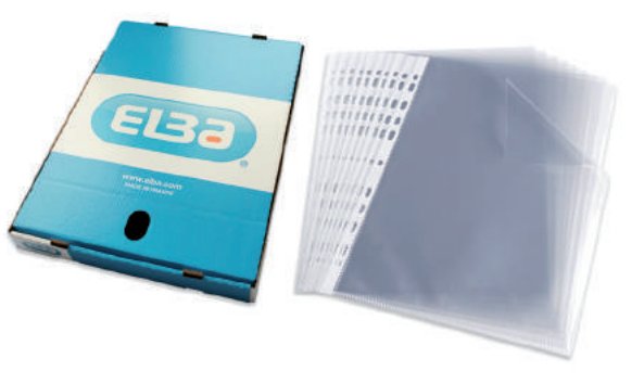 EAN 8412771227463 - Elba 400005371 protector de hojas 210 x 297 mm (A4) Polipropileno (PP) 100 pieza(s) imagen 1