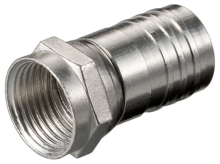 Crimp-F-Plug Connector 8.0 Mm - Copper-Nickel