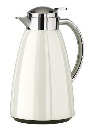 Emsa Campo Isolierkanne, 1 Liter (Blanco/Edelstahl, Quick Tip Verschluss) 516526
