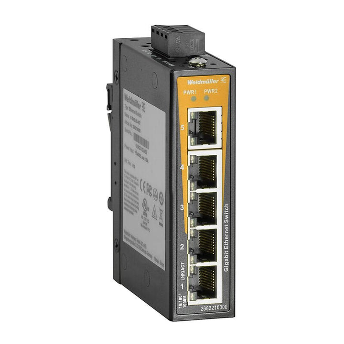 Weidmüller 2682210000 Ie-Sw-El05-5gt Industrial Ethernet Switch - Switch - 1 Gbps
