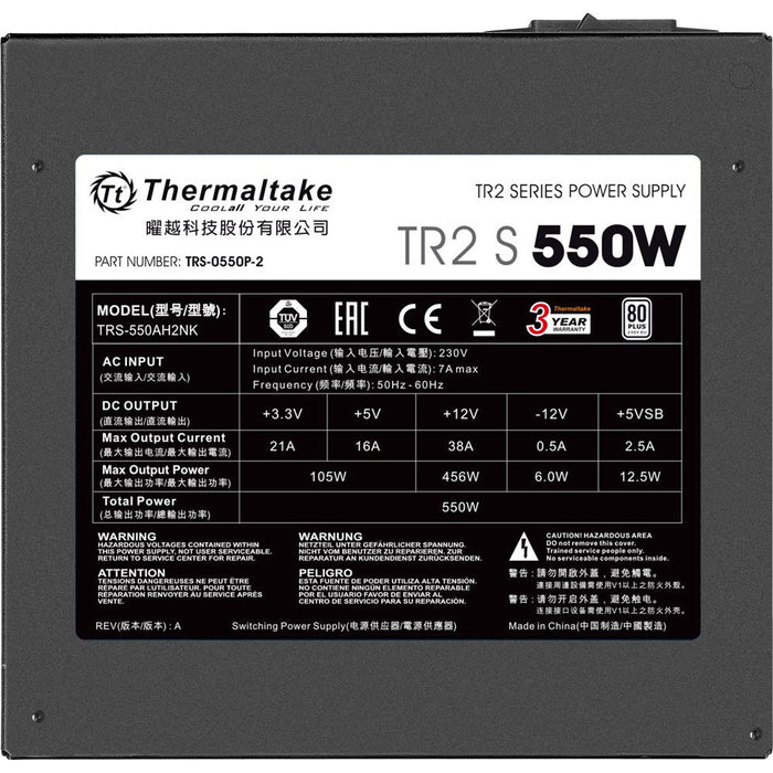 Netzteil Thermaltake Tr2 S 550w Atx 80+ Negro Retail