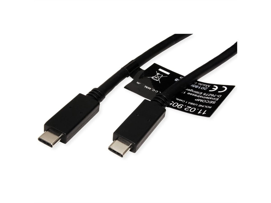 EAN 7630049629158 - ROLINE 11.02.9057 cable USB USB 3.2 Gen 2 (3.1 Gen 2) 1 m USB C Negro imagen 2