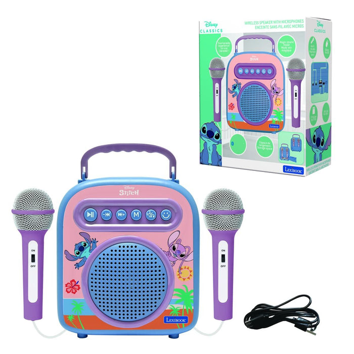 Altavoz Bluetooth + Microfono Stitch Disney