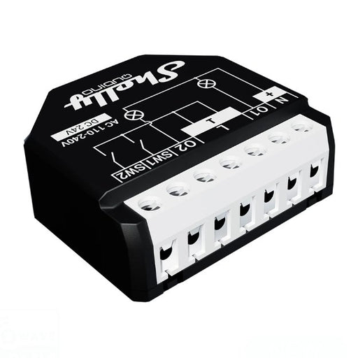 EAN 3800235269015 - Shelly Qubino WAVE 2PM Interruptor inteligente Negro imagen 2