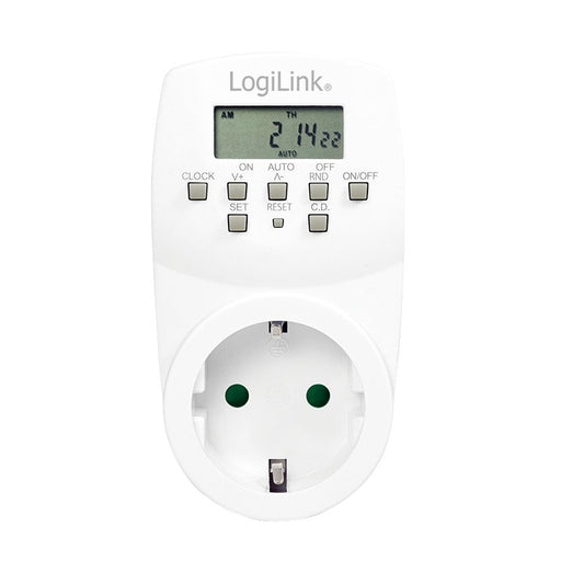 EAN 4052792052374 - LogiLink ET0007 contador eléctrico Blanco Programador eléctrico diario/semanal imagen 1