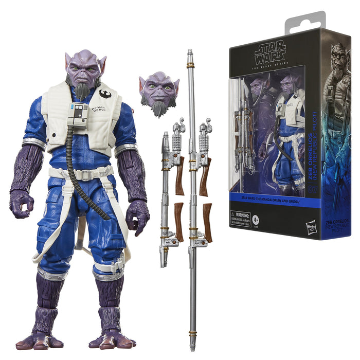 Figura Zeb Orrelios New Republic Pilot Star Wars The Mandalorian & Grogu 15cm