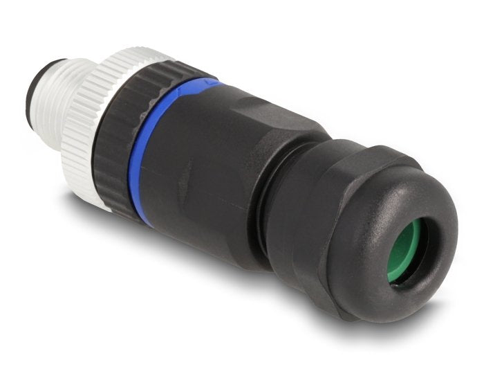 Delock 60534 M12 Conector Codificado A De 5 Pines Macho Para Montaje Con Conexión Por Tornillo