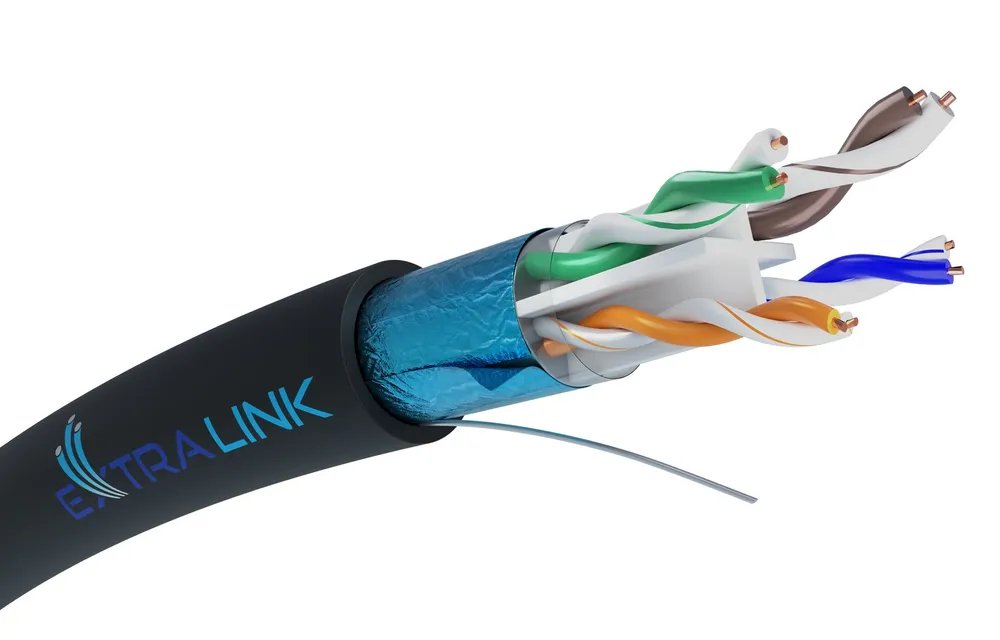 EAN 5903148917108 - Extralink EX.17108 cable de red Negro F/UTP (FTP) imagen 2