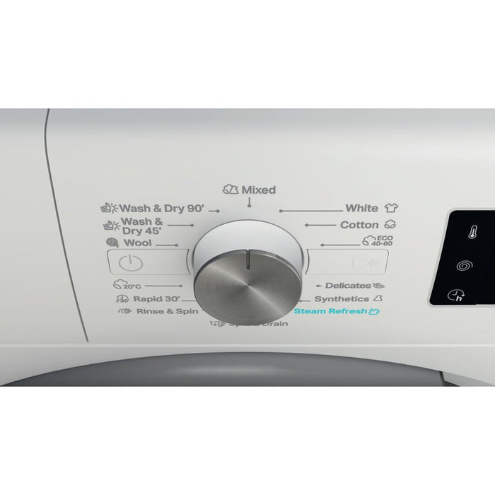 EAN 8003437057328 - Whirlpool FFWDB 864489 SV EE lavadora-secadora Independiente Carga frontal Blanco imagen 7