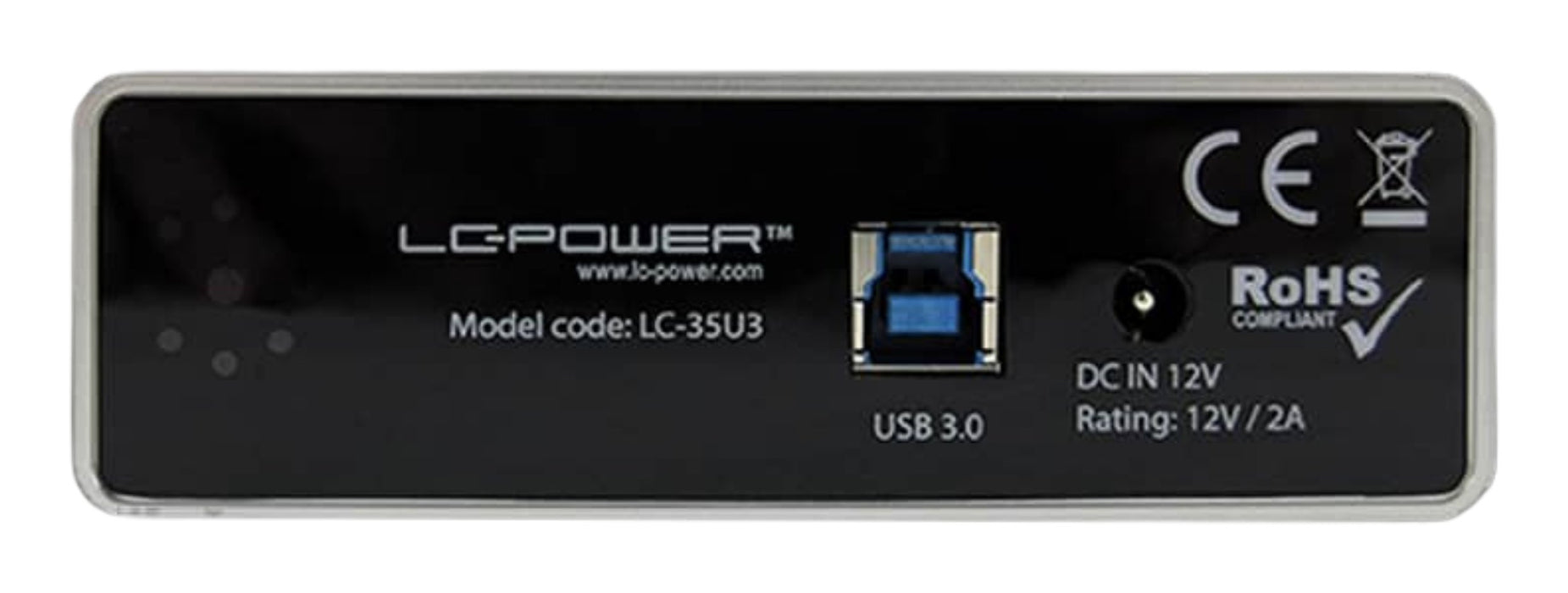 EAN 4260070123344 - LC-Power LC-35U3 caja para disco duro externo Negro 3.5" imagen 2