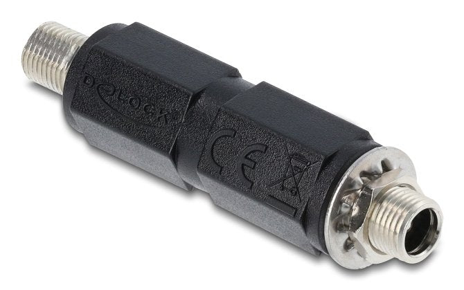 Delock Hohlmacho Adaptador Dc 5,5 X 2,5 Mm Hembra Auf Hembra Con Gewinde Gerade
