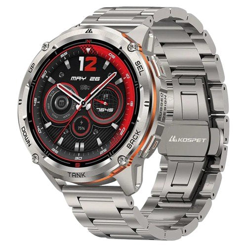 EAN 6974958251187 - KOSPET T3 ULTRA 2 3,63 cm (1.43") AMOLED 48 mm Digital 466 x 466 Pixeles Pantalla táctil Plata GPS (satél imagen 1