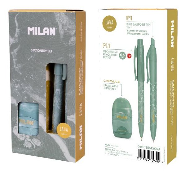 EAN 8411574109709 - Milan 6355LVGRA set de papelería imagen 3
