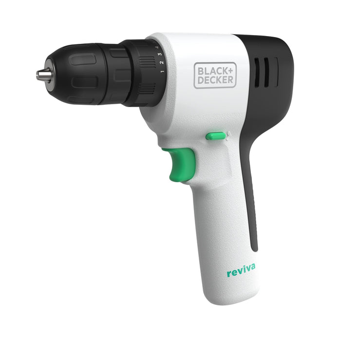 EAN 5054905301002 - Black & Decker REVDD12C-QW taladro Sin llave 880 g Blanco imagen 1