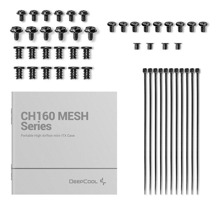Caja Pc Deepcool Ch160 Mesh Negra R-Ch160-Bknmi0-G-1