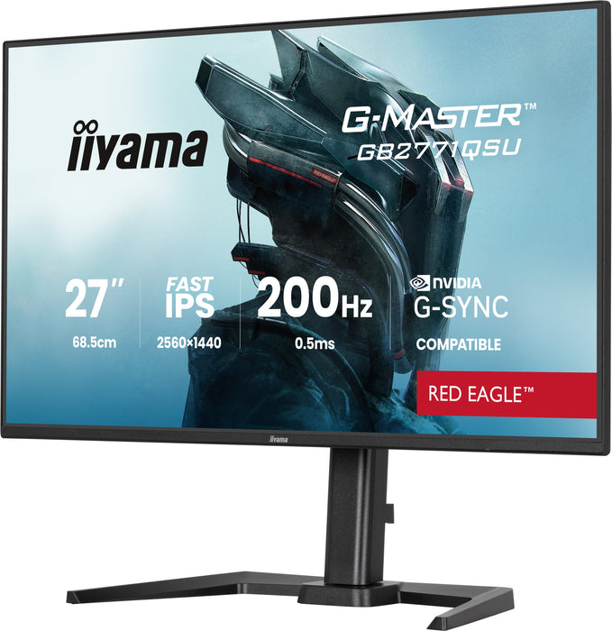 EAN 4948570126514 - iiyama G-MASTER GB2771QSU-B1 pantalla para PC 68,6 cm (27") 2560 x 1440 Pixeles Wide Quad HD Negro imagen 3