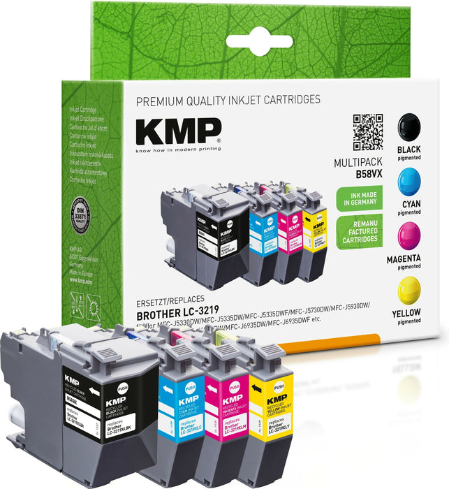 EAN 4011324370324 - KMP 1537,4005 cartucho de tinta 4 pieza(s) Compatible Negro, Cian, Magenta, Amarillo imagen 1