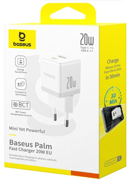 Palm Fast Charger C+U 20w Eu Moon White