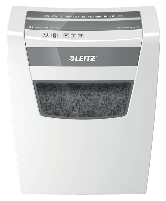 EAN 4002432118939 - Leitz IQ Home Office P-4 triturador de papel Corte en partículas 58 dB 22 cm Blanco imagen 2