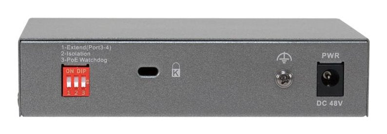 Levelone Poe+Switch 3xge Poe/1xhi-Poe 60w Unmanaged Plástico