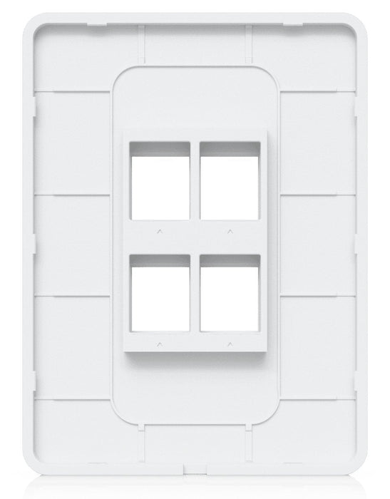 Universal Keystone Wall Plate  With Paintable Cover For A