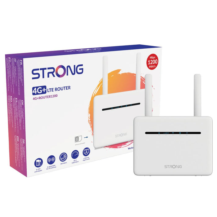 EAN 9120072372599 - Strong 4G+ROUTER1200 router de telefonía/puerta de enlace/módem Router de red móvil imagen 6