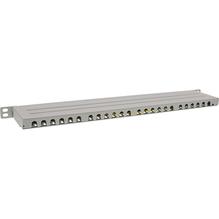 Inline® 19" Patch Panel Cat.6a 0.5 U 24-Port, With Dust Projoection, Gris